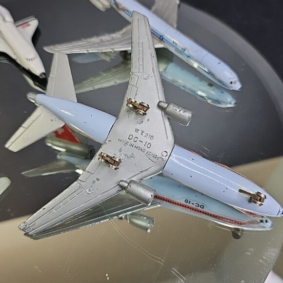 Diecast Planes 5pcs For Parts Or Repair Spaceshuttle DC-10 VC-10 Ertl Hong Kong - Picture 5 of 15